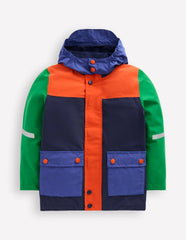Waterproof Fisherman's Jacket-Colourblock / Boden Sale
