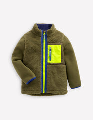 Cosy Windproof Fleece-Winter Moss / Boden