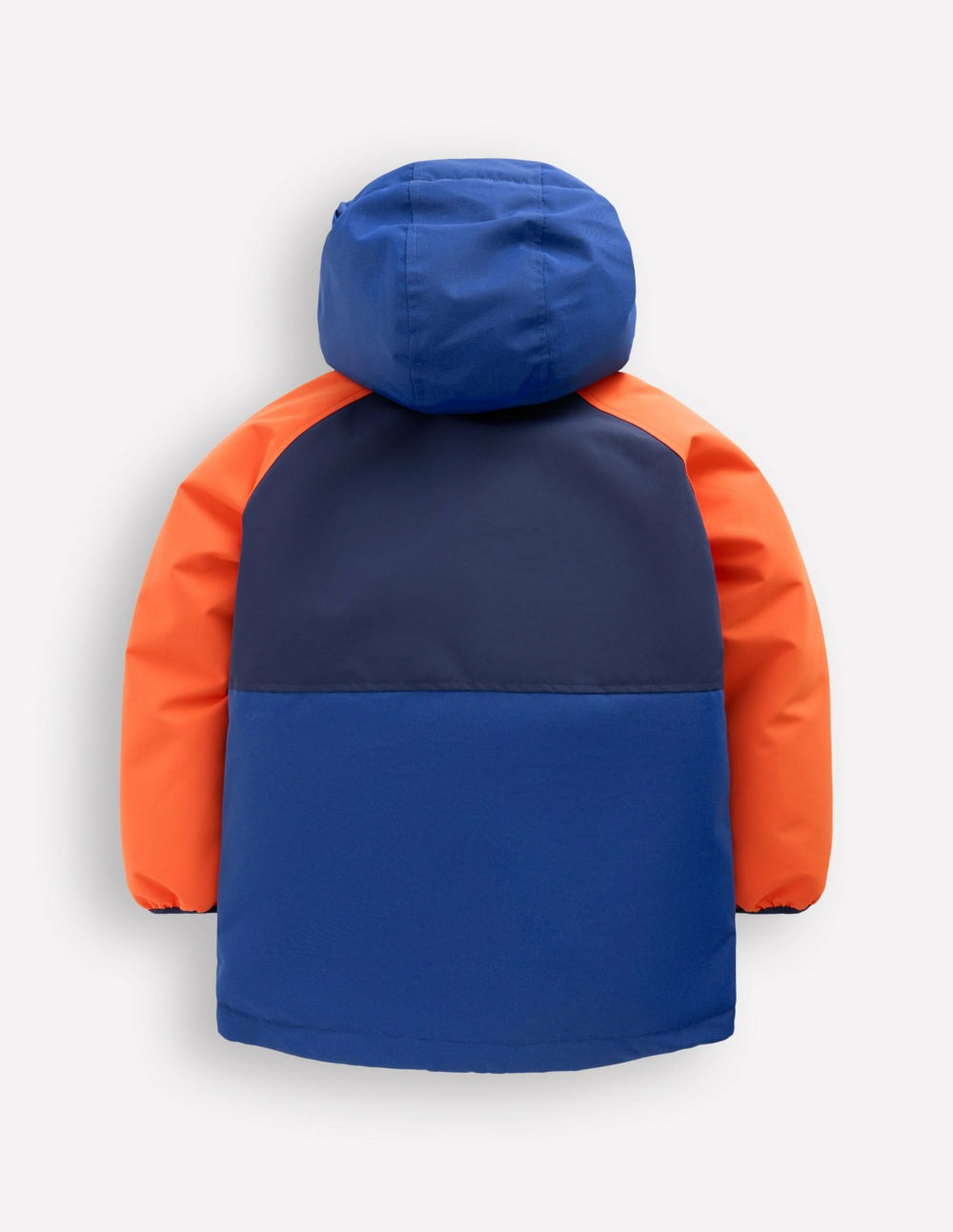 Boys Borg Lined Anorak-Orange Colour Block / Boden Sale