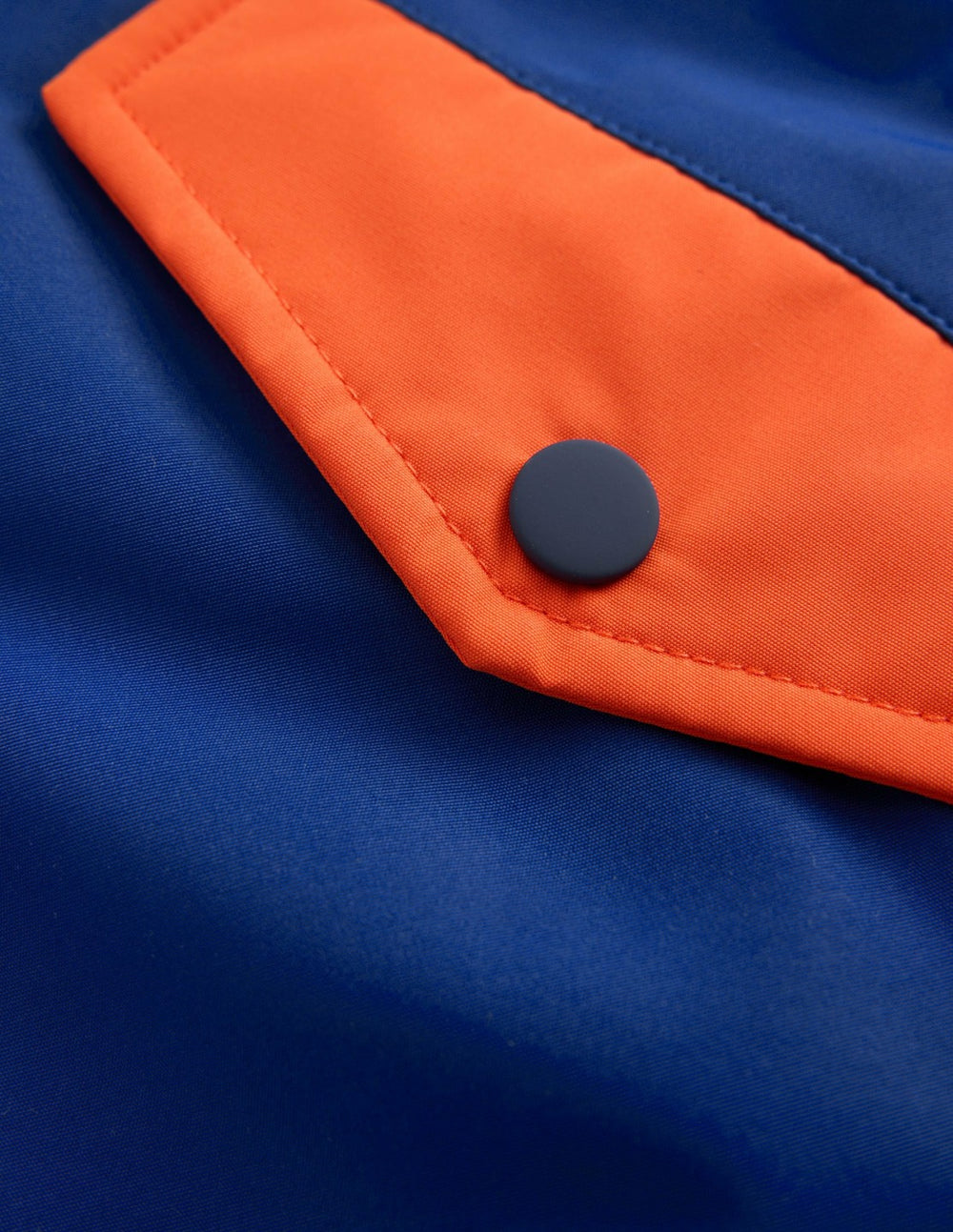 Boys Borg Lined Anorak-Orange Colour Block / Boden Sale