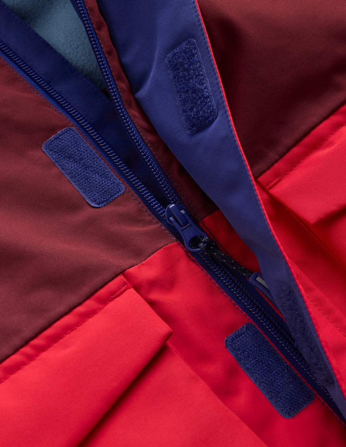 All-weather Waterproof Coat-Red Chevron Colourclock / Boden Online