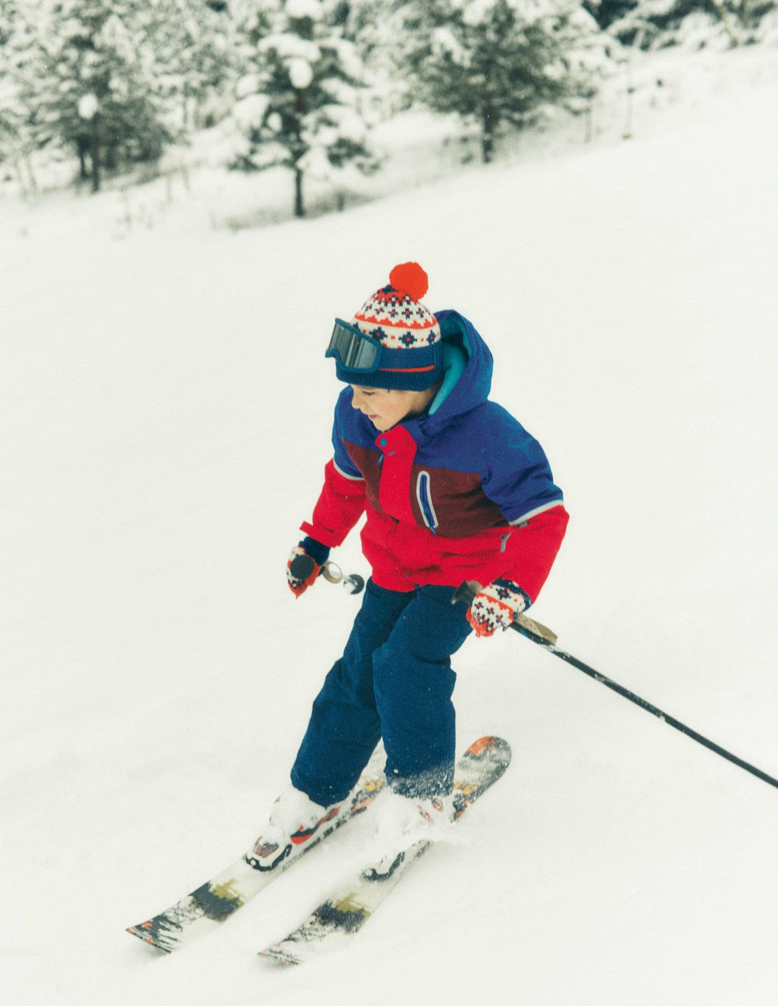 All-weather Waterproof Coat-Red Chevron Colourclock / Boden Online