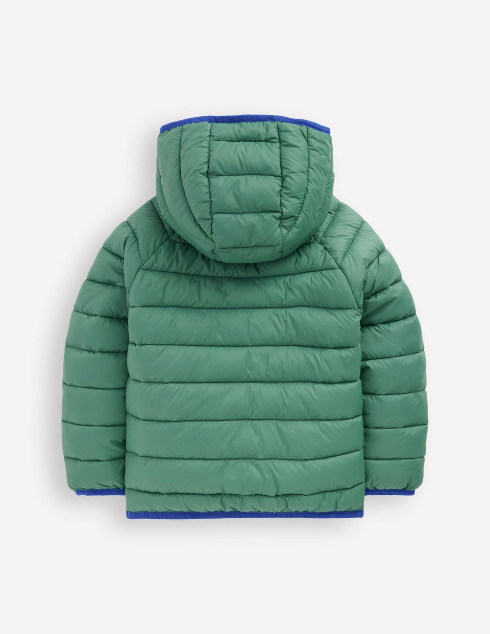 Pack-away Padded Jacket-Green and Blue / Boden us