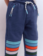 Warrior Knee Joggers-Starboard Blue Stripe Knee / Boden Online