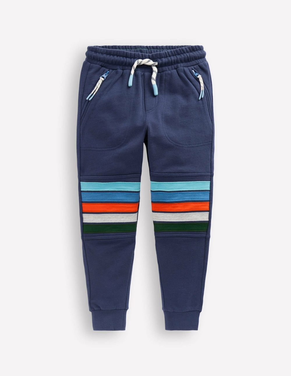 Warrior Knee Joggers-Starboard Blue Stripe Knee / Boden Online
