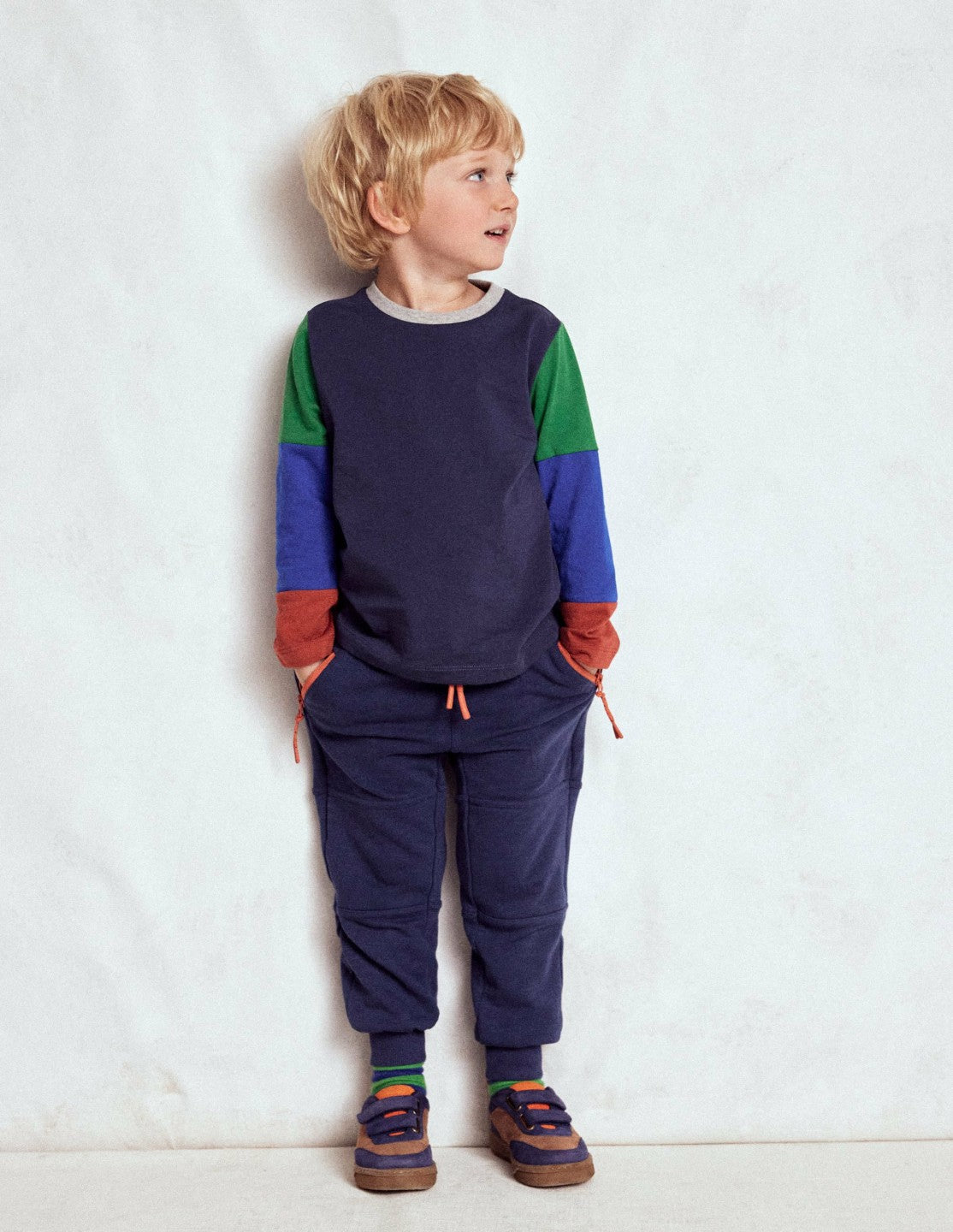 Warrior Knee Joggers-College Navy / Boden Outlet