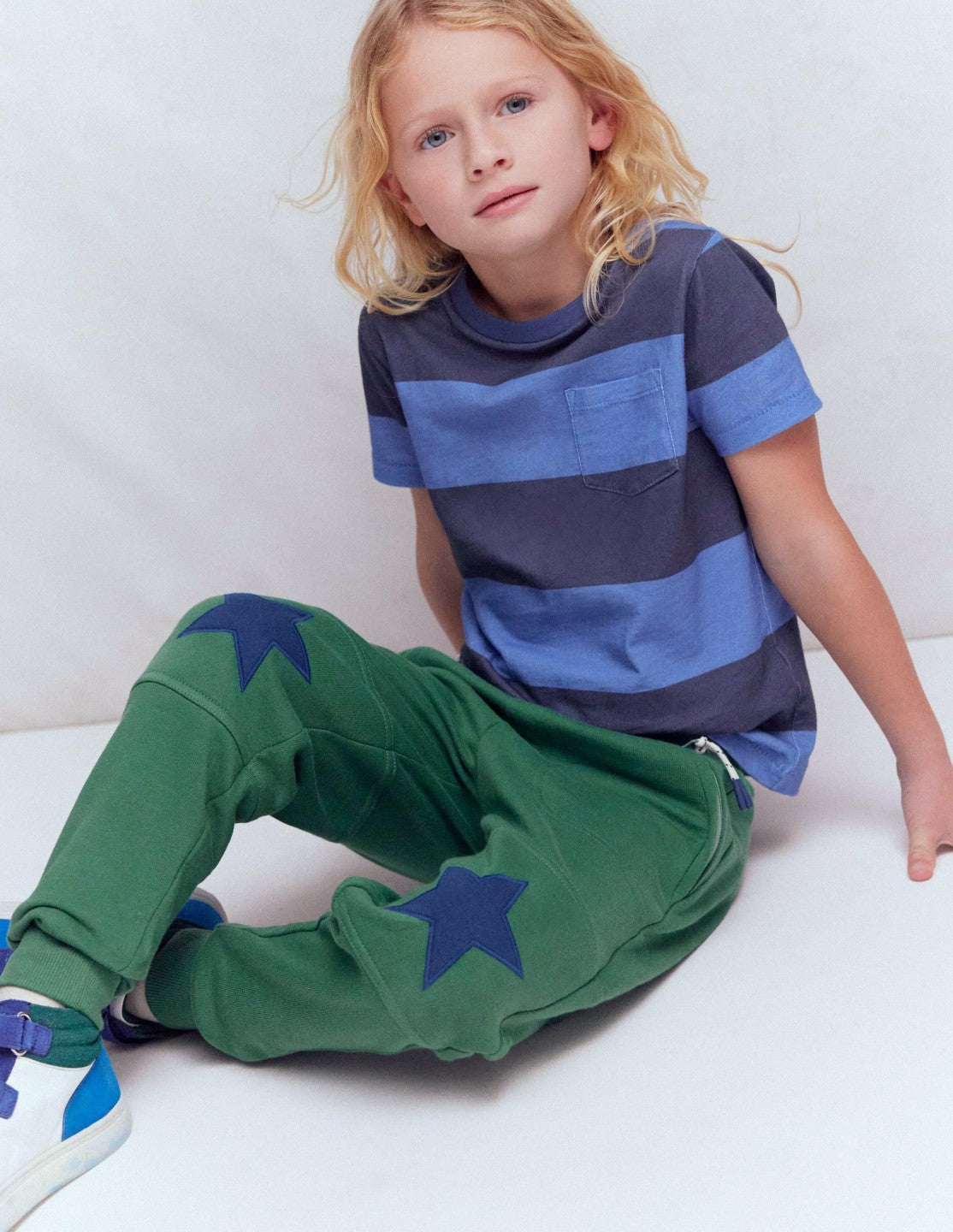 Warrior Knee Joggers-Blue Spruce Star Knee / Boden us