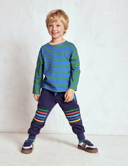 Warrior Knee Joggers-Starboard Blue / Boden Sale