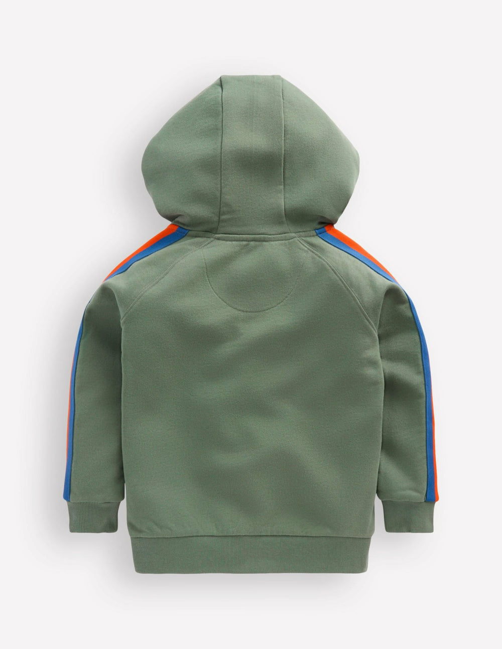 Raglan Zip-through Hoody-Bottle Green / Boden On sale