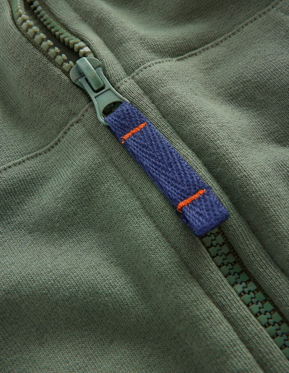 Raglan Zip-through Hoody-Bottle Green / Boden On sale