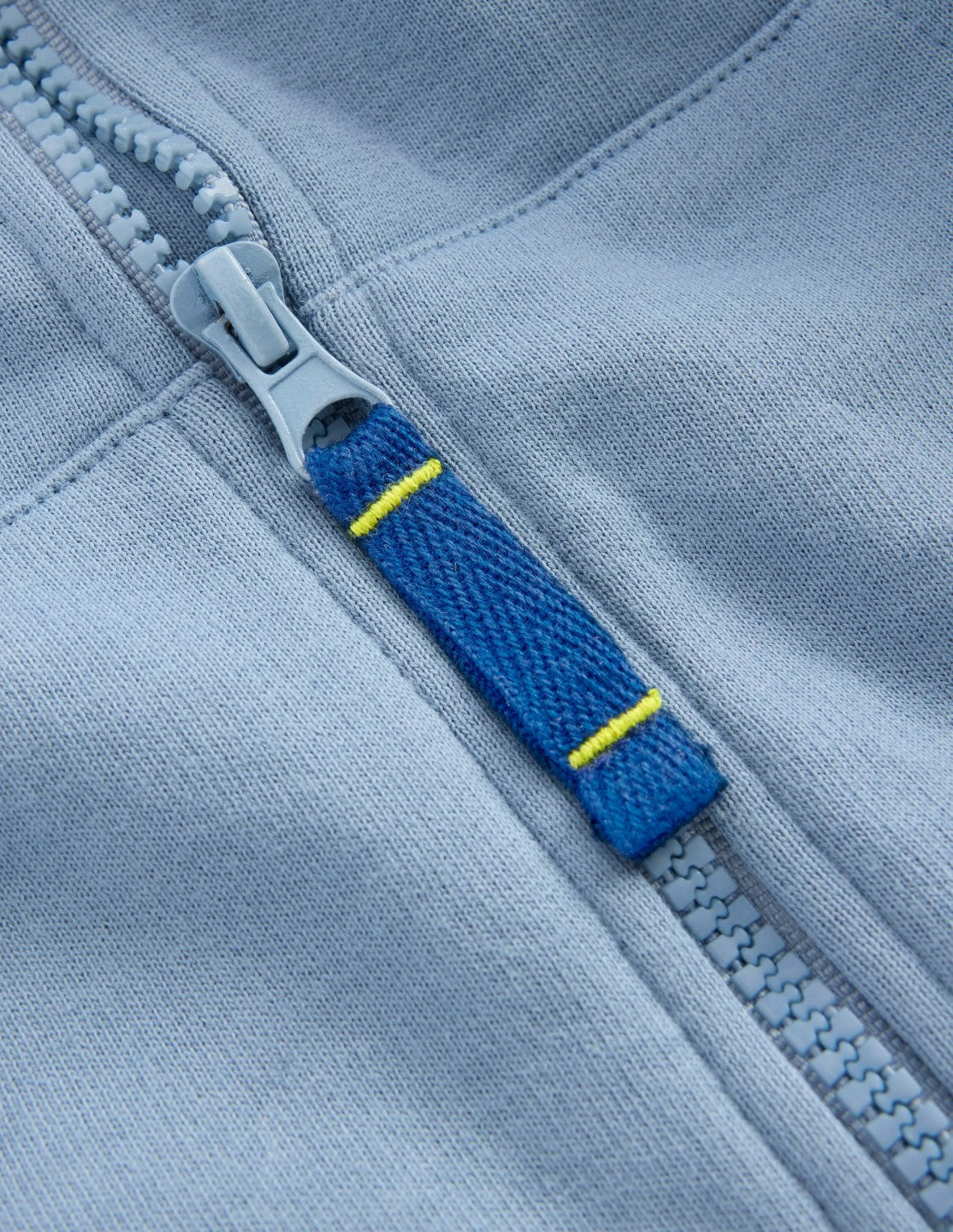 Raglan Zip-through Hoody-French Blue / Boden