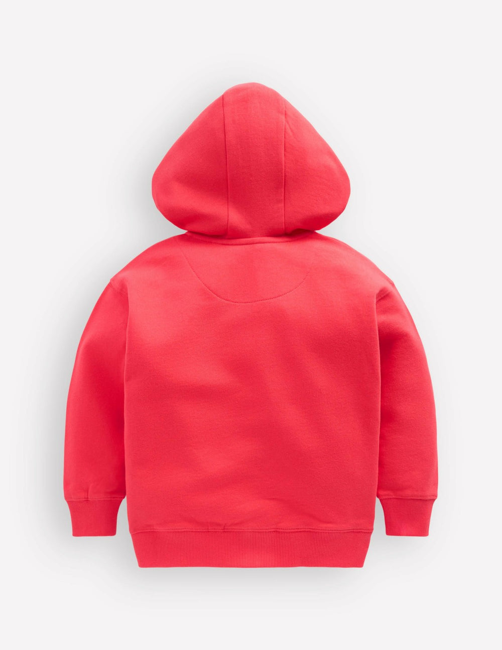 Badge Superstitch Hoodie-Jam Red Holiday / Boden On sale