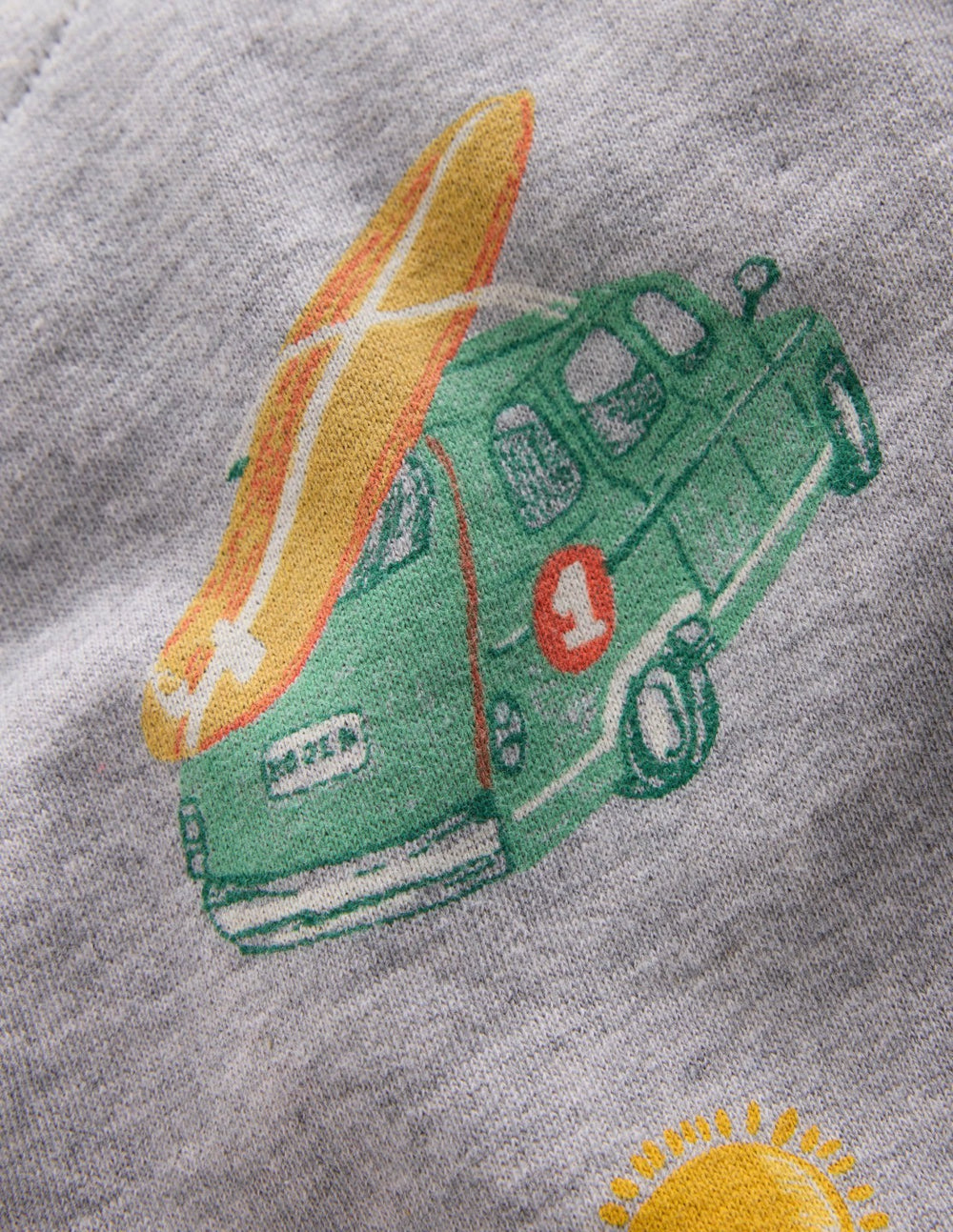Everyday Printed Sweatshirt-Grey Marl Sketchy Holiday / Boden us