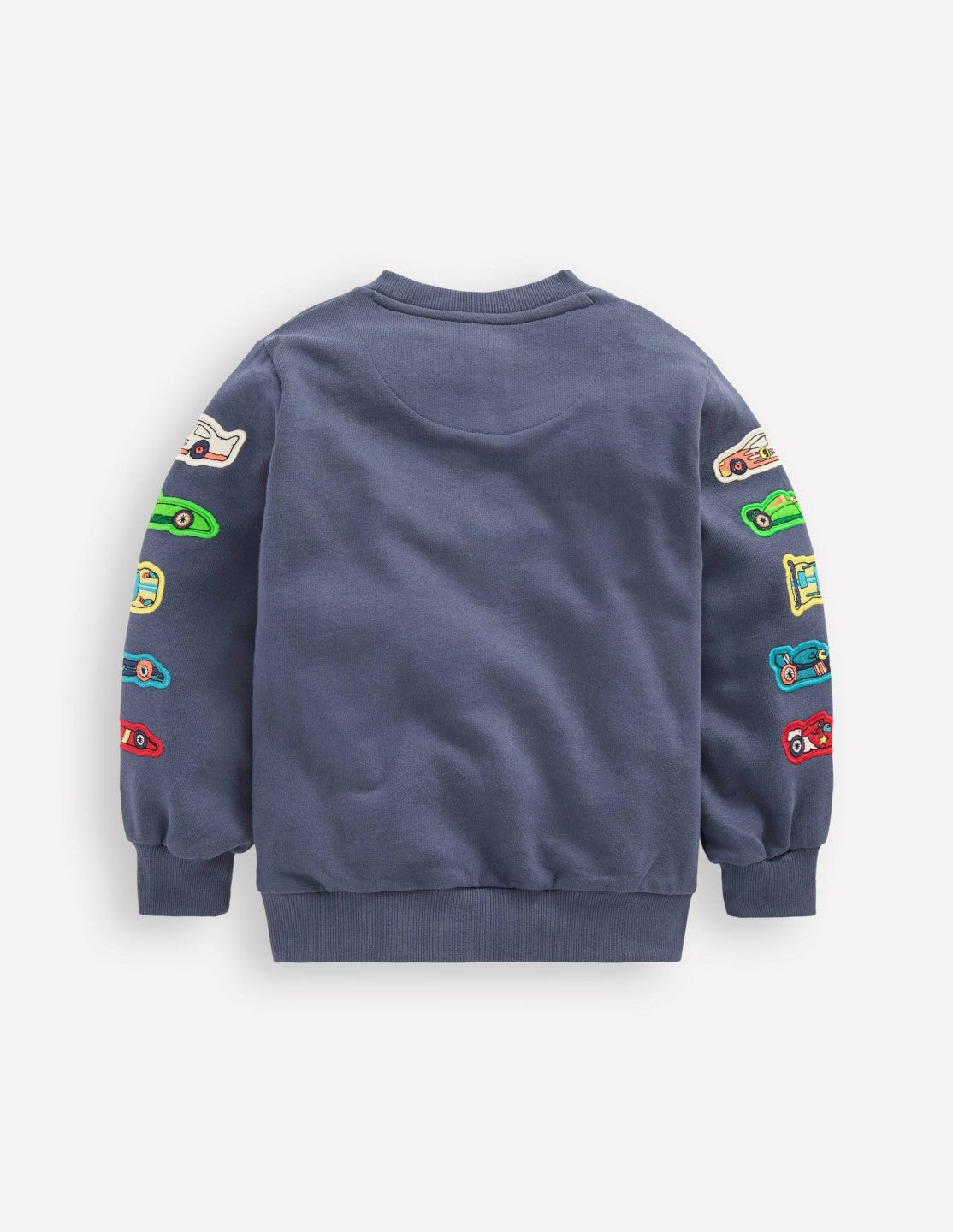 Applique Sweatshirt-Vintage Indigo Cars / Boden