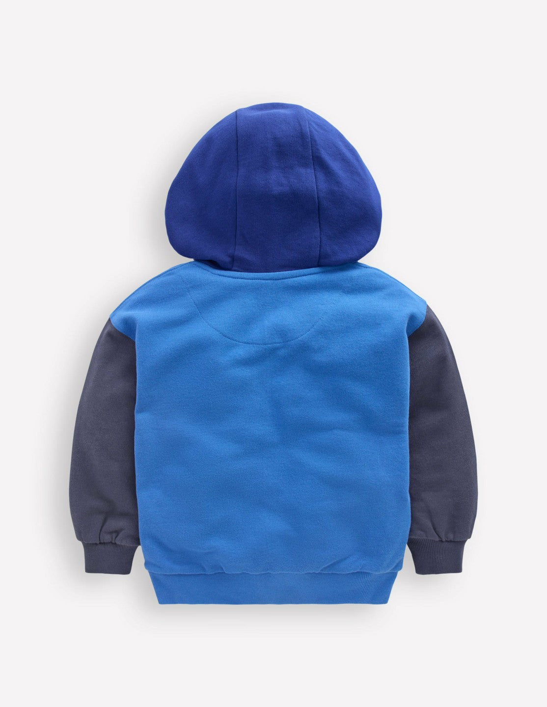 Colourblock Zip-through Hoodie-Blue Hotch / Boden Sale