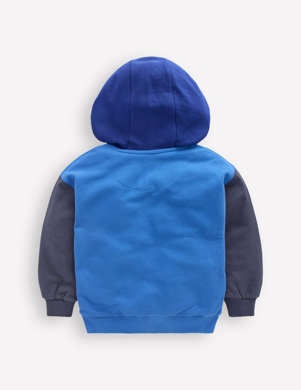 Colourblock Zip-through Hoodie-Blue Hotch / Boden Sale