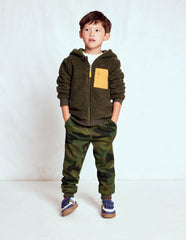 Reversible Borg Hoody-Camo / Boden Discount