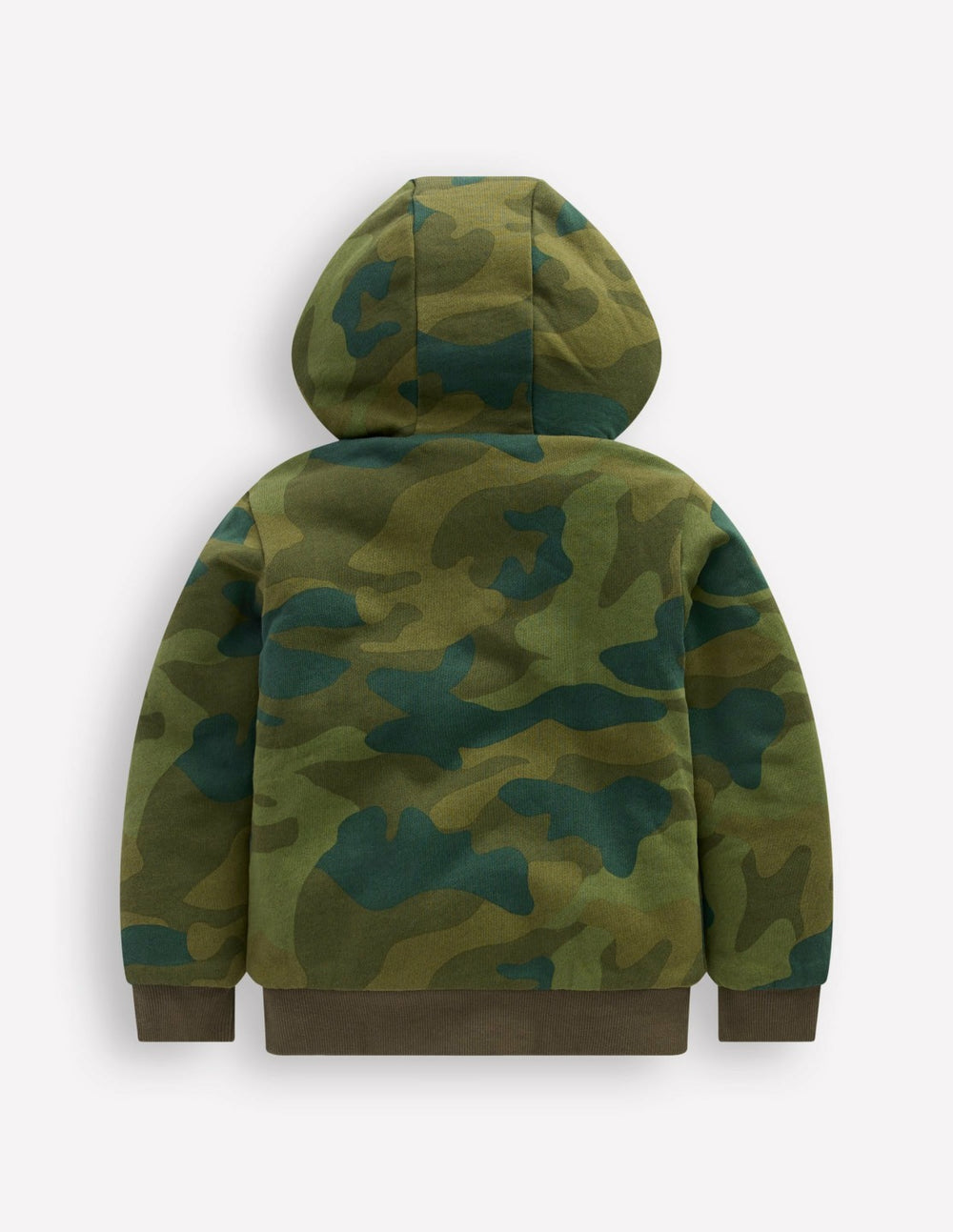 Reversible Borg Hoody-Camo / Boden Discount