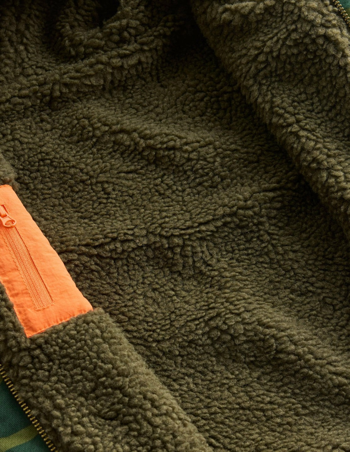 Reversible Borg Hoody-Camo / Boden Discount