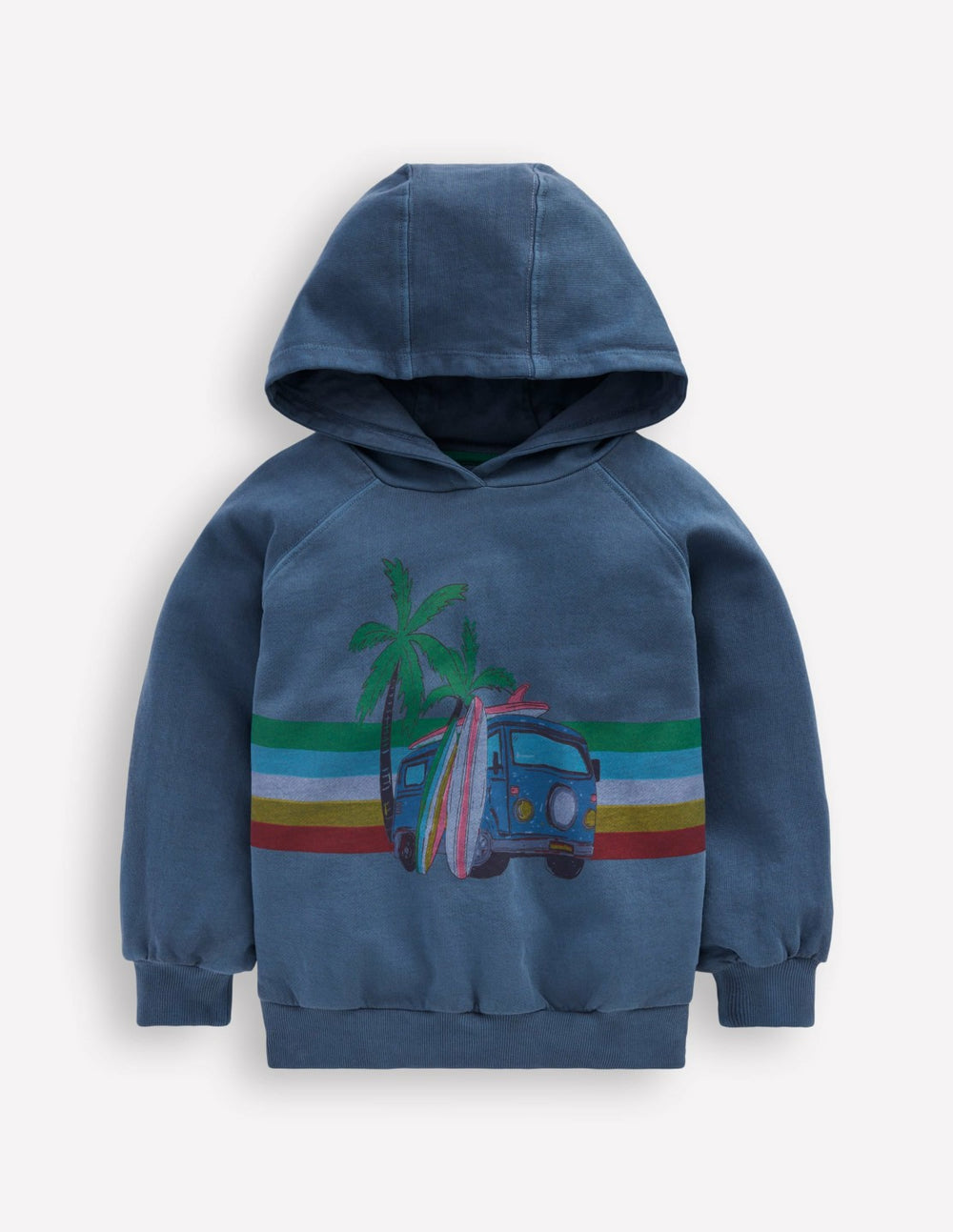 Garment Dye Graphic Hoody-Holiday Car / Boden us