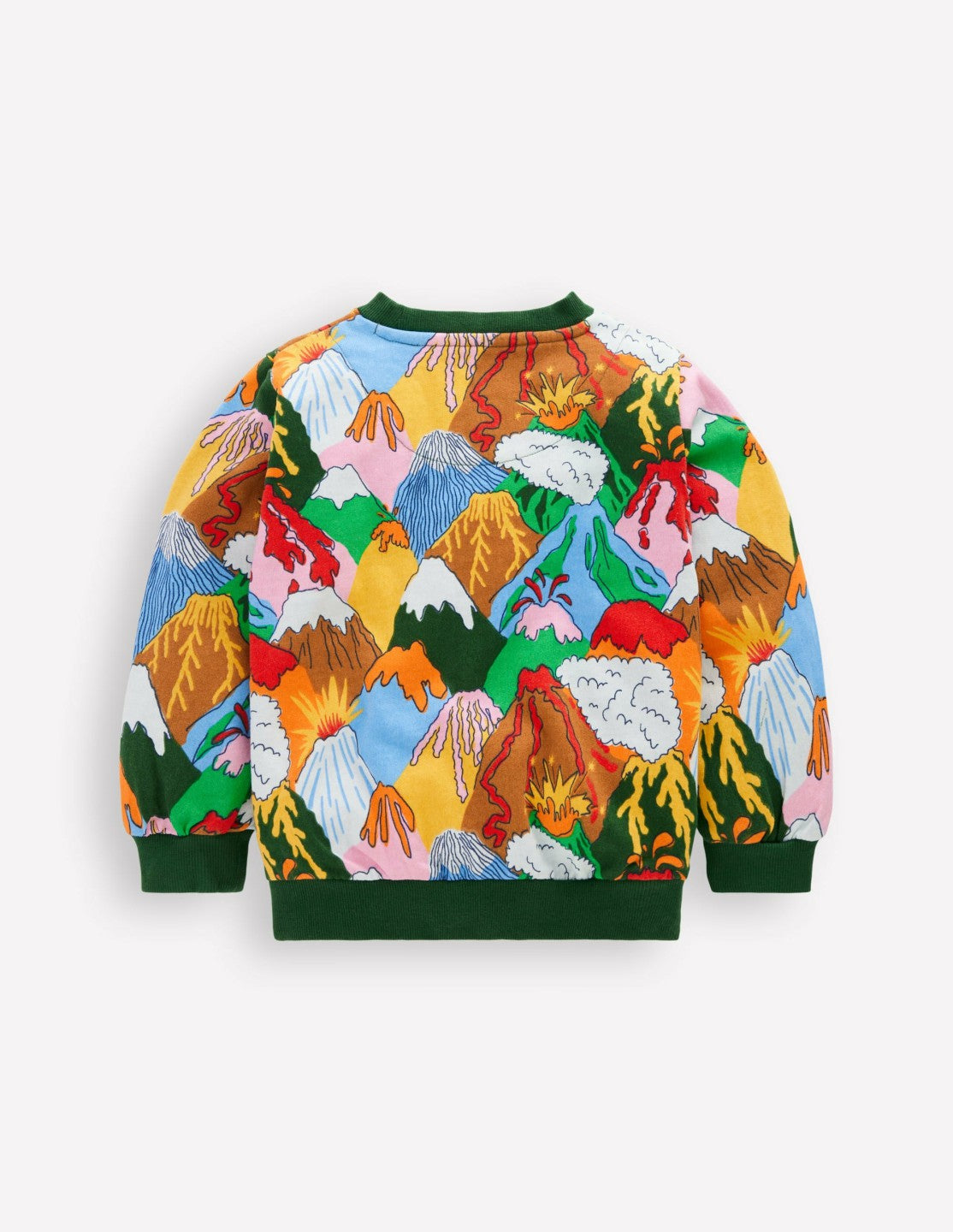 Everyday Printed Sweatshirt-Multi Volcanoes / Boden
