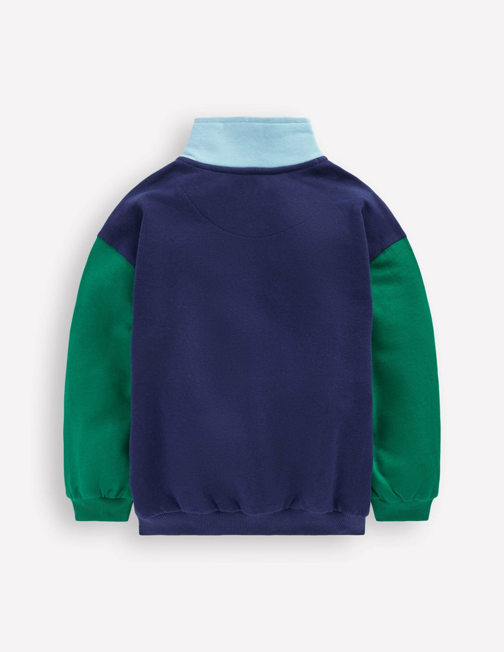 Half-Zip Sweatshirt-Medieval blue Colourblock / Boden Online