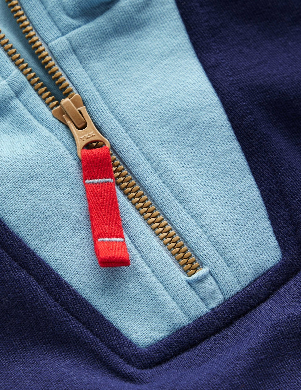 Half-Zip Sweatshirt-Medieval blue Colourblock / Boden Online