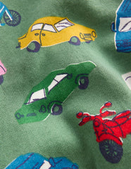 Everyday Printed Sweatshirt-Willow Green Traffic Jam / Boden On sale