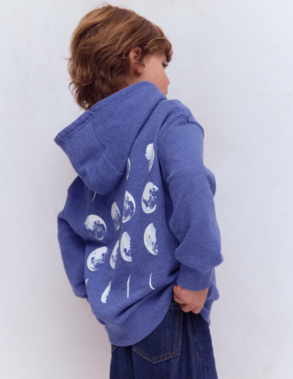 Front and Back Hoodie-Moon Phases / Boden Outlet