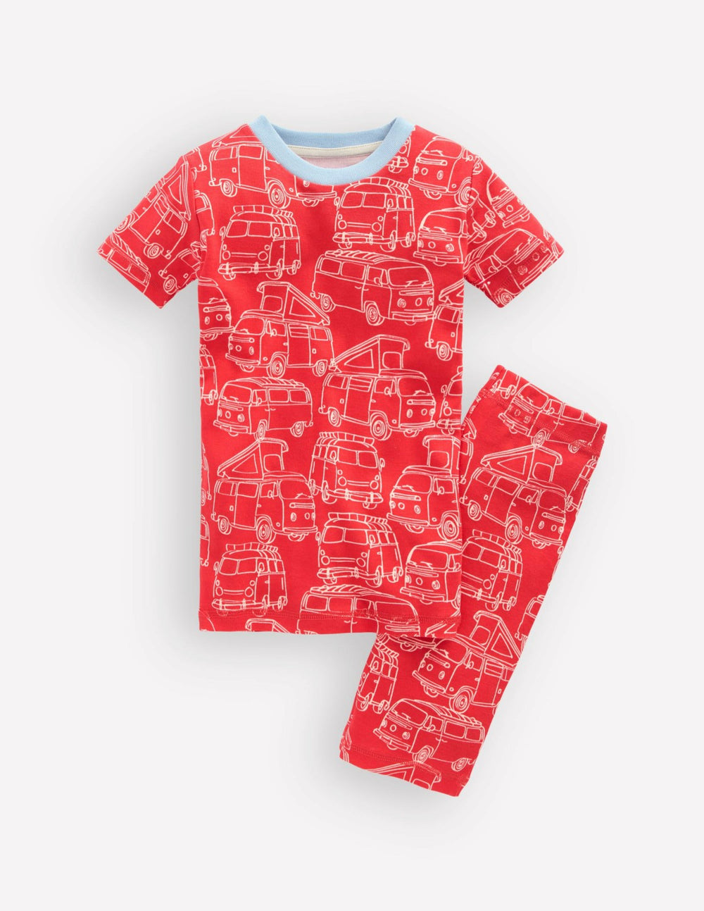 Snug Short John Glow Pyjamas-Red Van / Boden Outlet