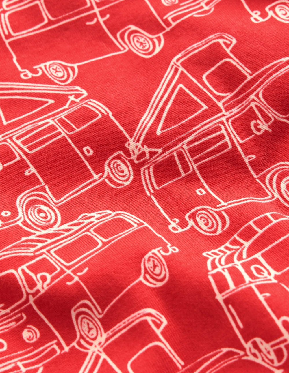 Snug Short John Glow Pyjamas-Red Van / Boden Outlet