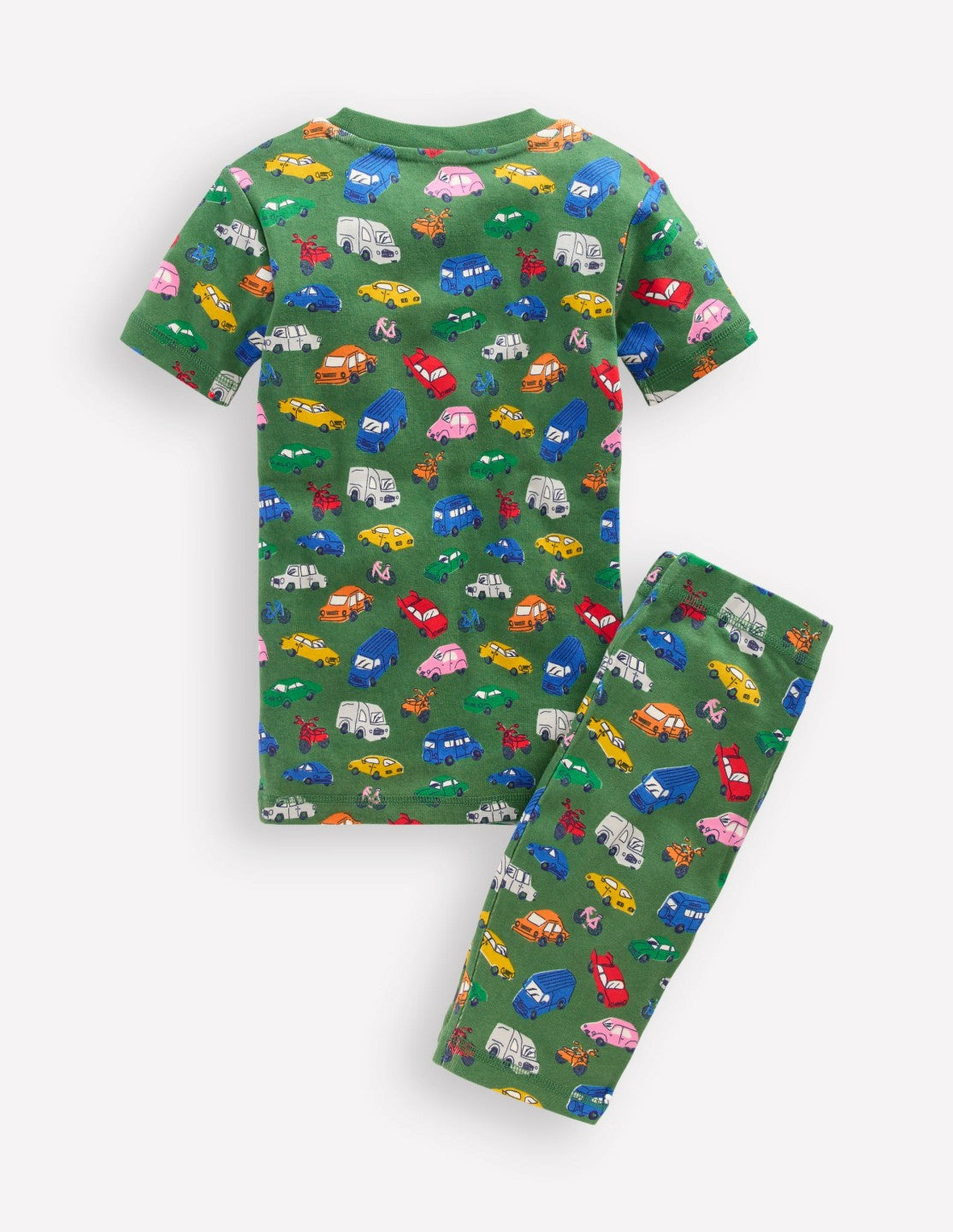 Snug Short John Pajamas-Traffic Jam / Boden Discount