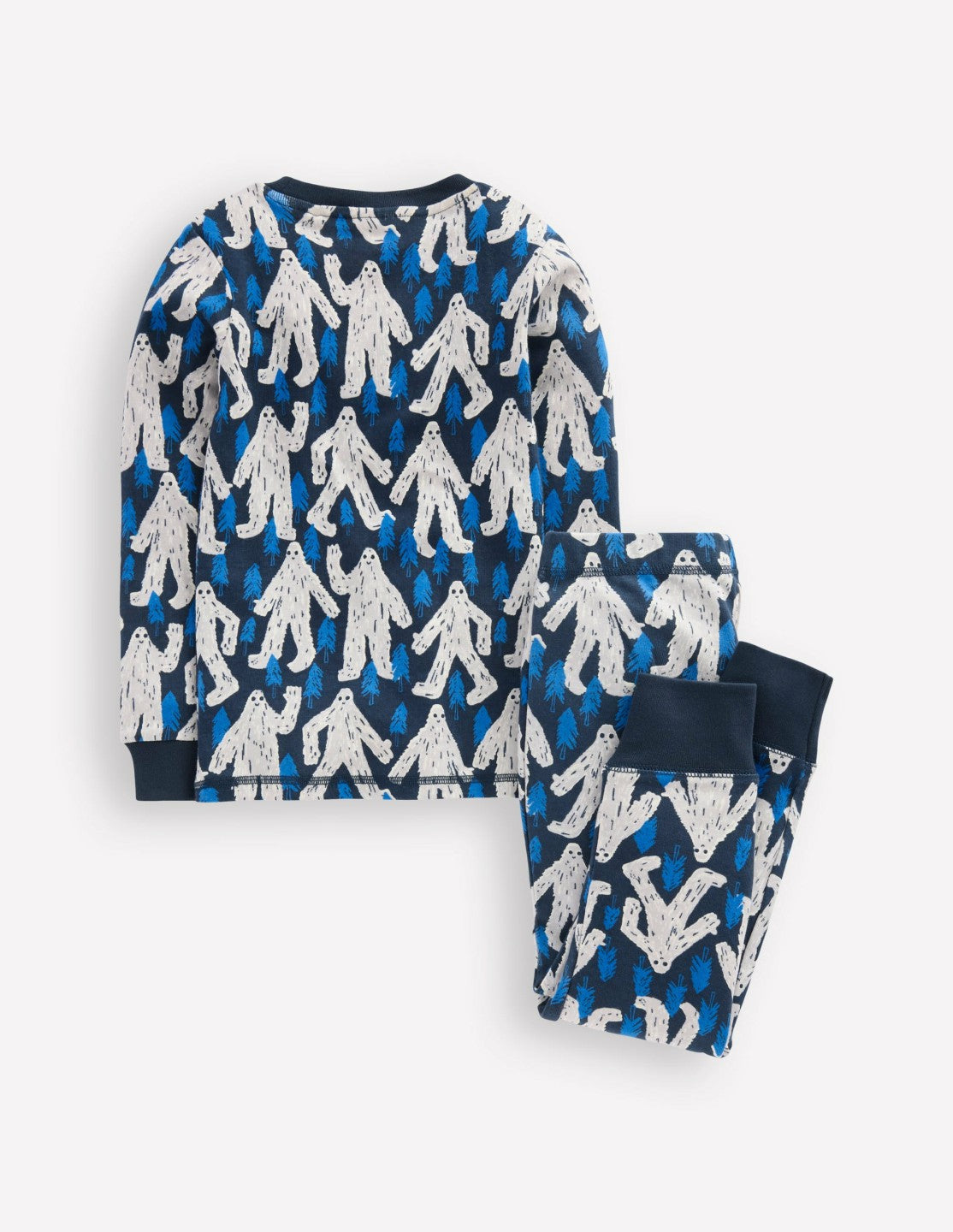 Snug Glow-in-the-dark Pajamas-Carbon Yetti / Boden us