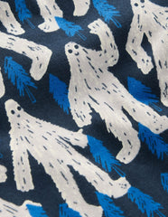 Snug Glow-in-the-dark Pajamas-Carbon Yetti / Boden us