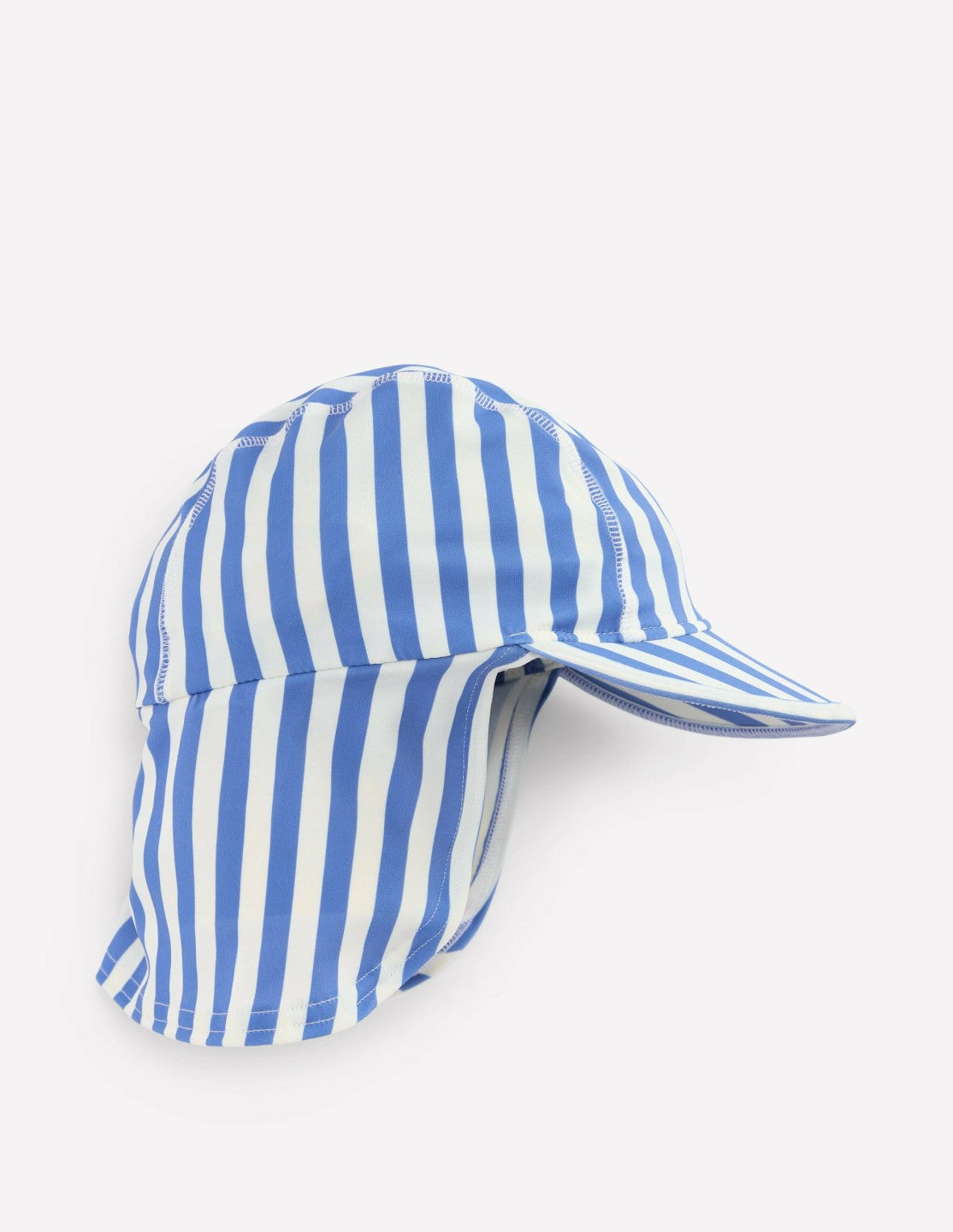 Fun Sun Safe Boys Hat-Forget Me Not Blue Stripe / Boden Online