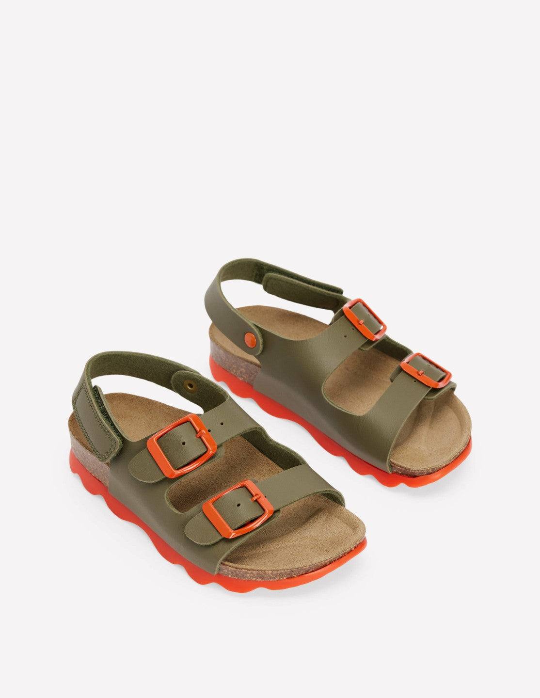 Colourblock Sandals-Green / Boden Discount