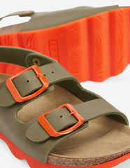Colourblock Sandals-Green / Boden Discount