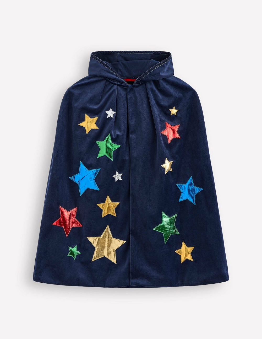 Wizard Cape-Rainbow Metallic Stars / Boden