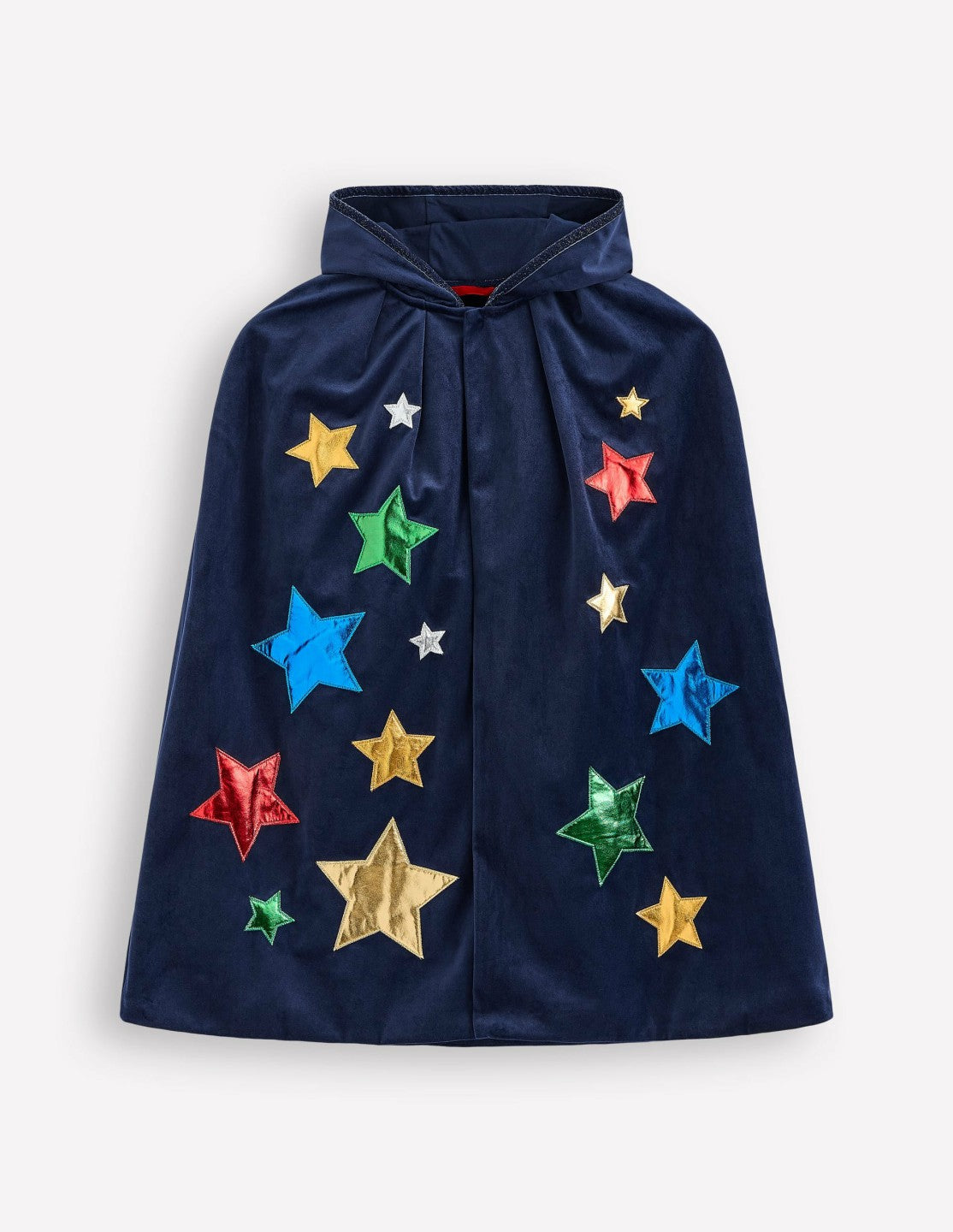 Wizard Cape-Rainbow Metallic Stars / Boden