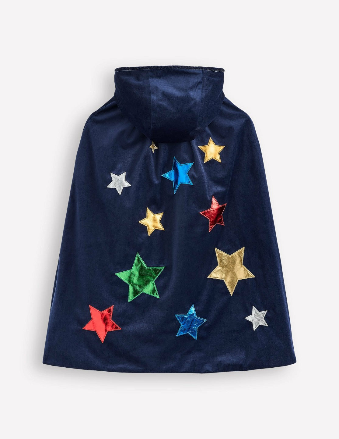 Wizard Cape-Rainbow Metallic Stars / Boden