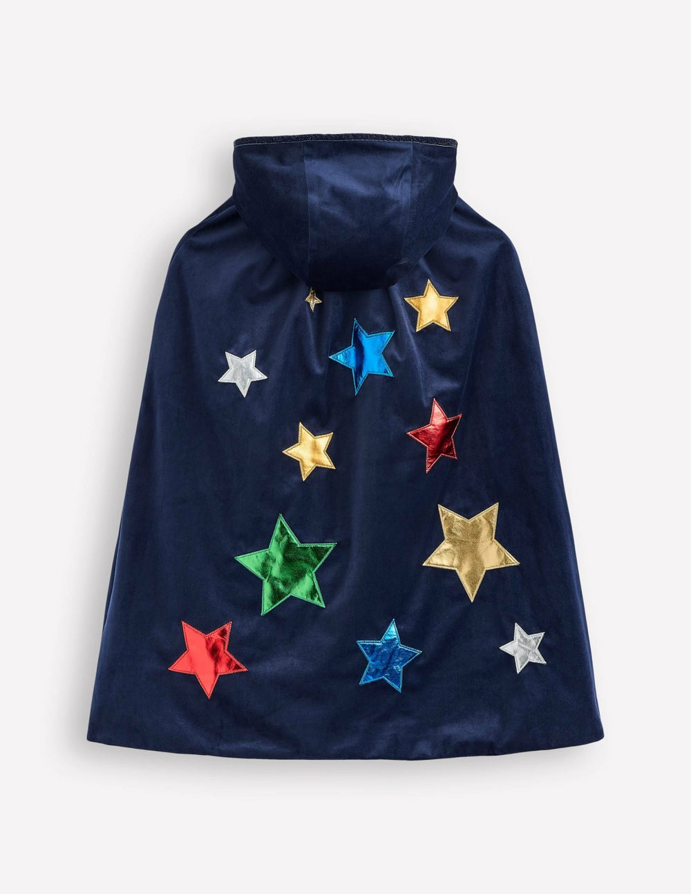 Wizard Cape-Rainbow Metallic Stars / Boden
