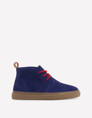 Lace up Desert Boots-College Navy / Boden Outlet