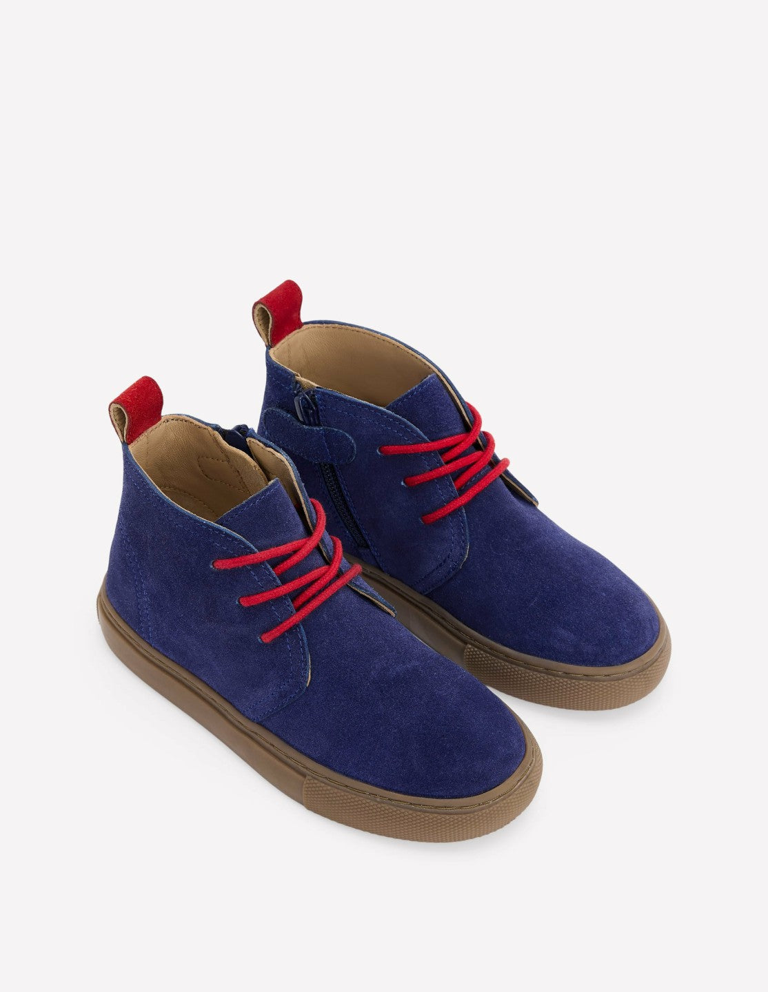 Lace up Desert Boots-College Navy / Boden Outlet