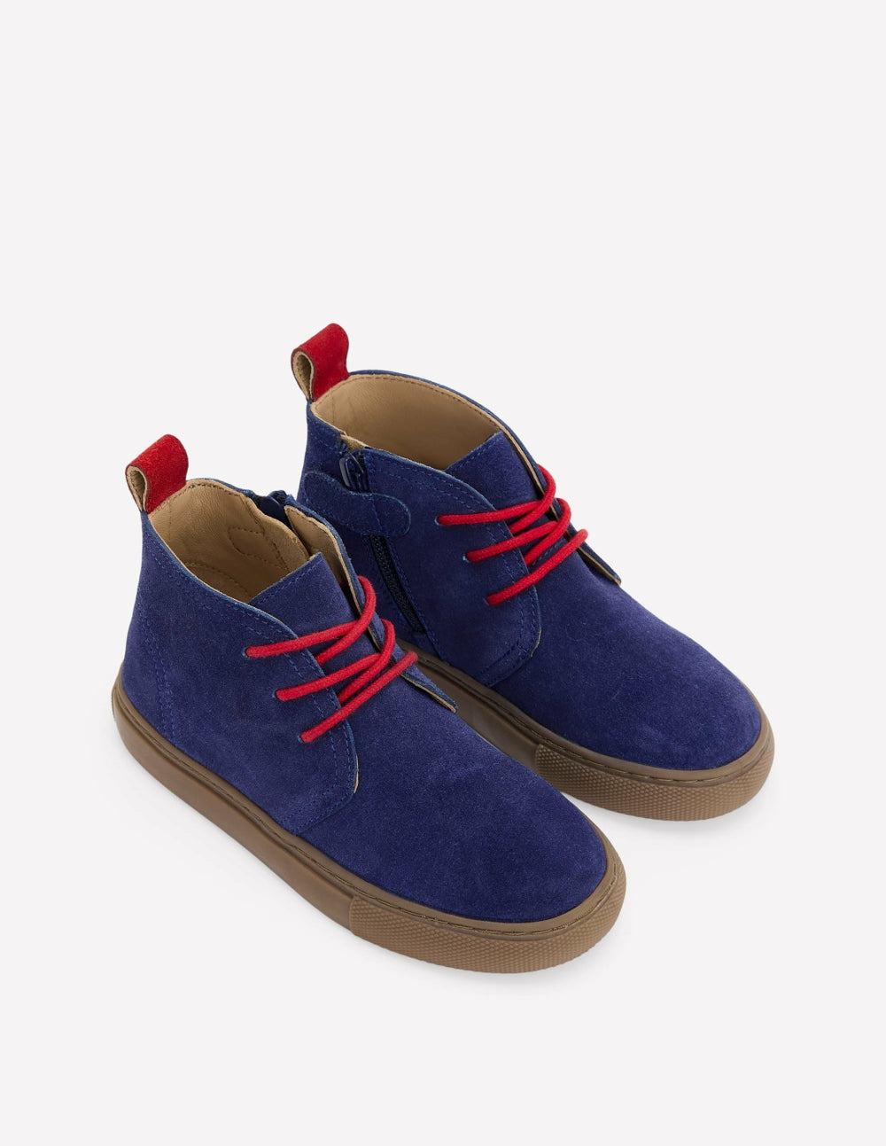 Lace up Desert Boots-College Navy / Boden Outlet