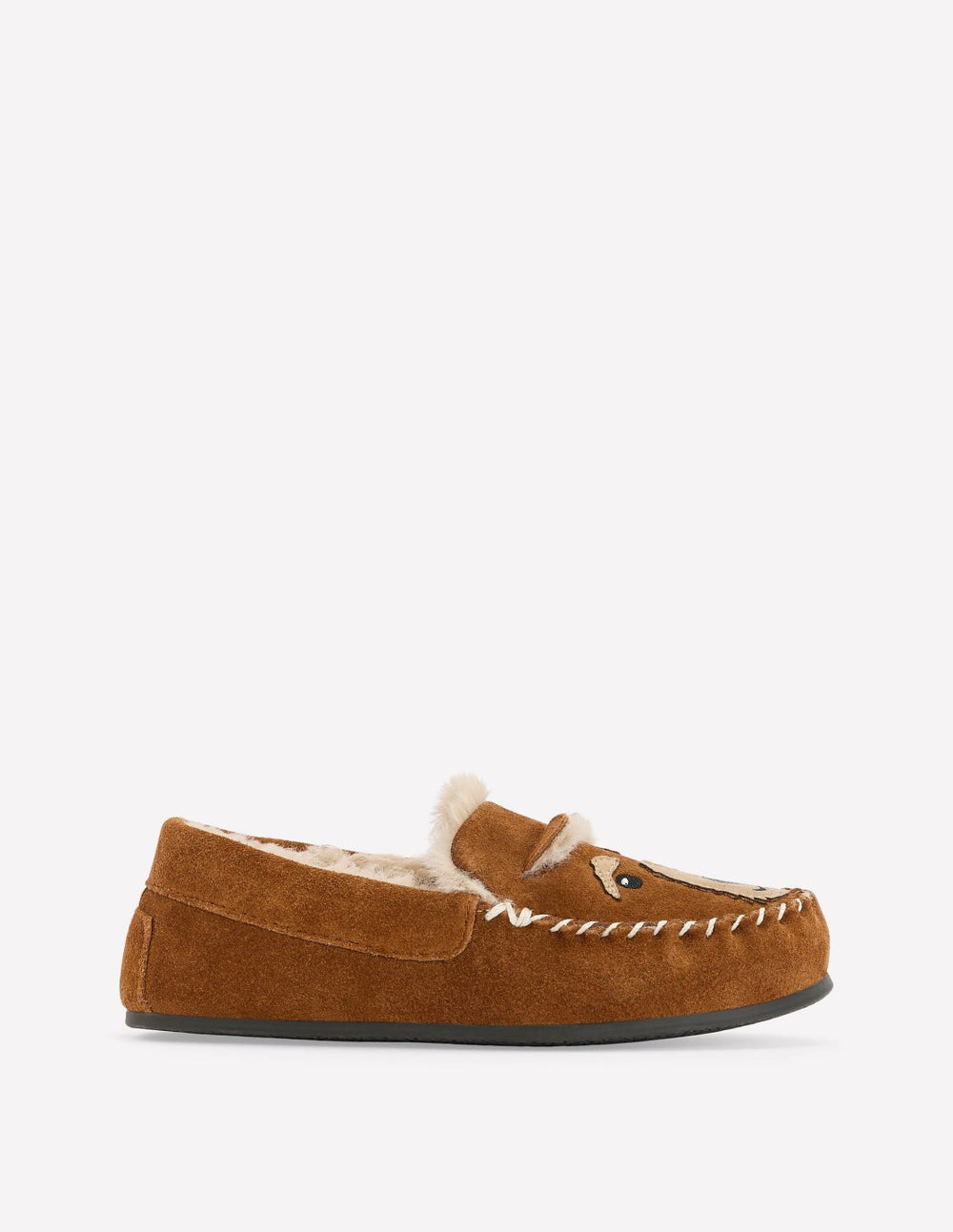 Cosy Suede Slippers-Tan Dog / Boden us