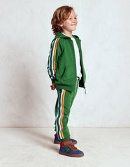 Suede High Tops-Pine Green Colour Block / Boden