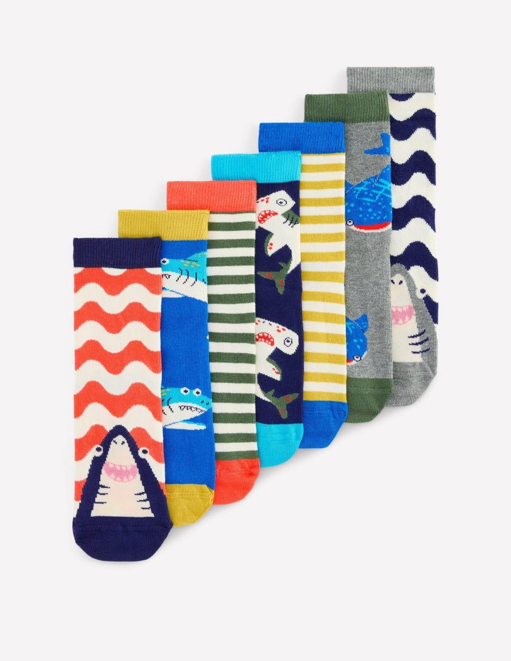 Socks 7 Pack-sharks / Boden us