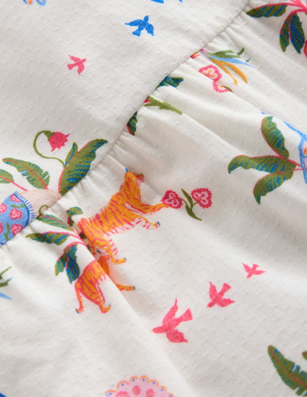 Woven Bloomers Play Set-Ivory Small Tropical Animals / Boden us