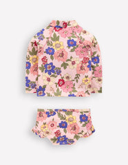 Logo Rash Vest Set-Pink Multi Floral / Boden