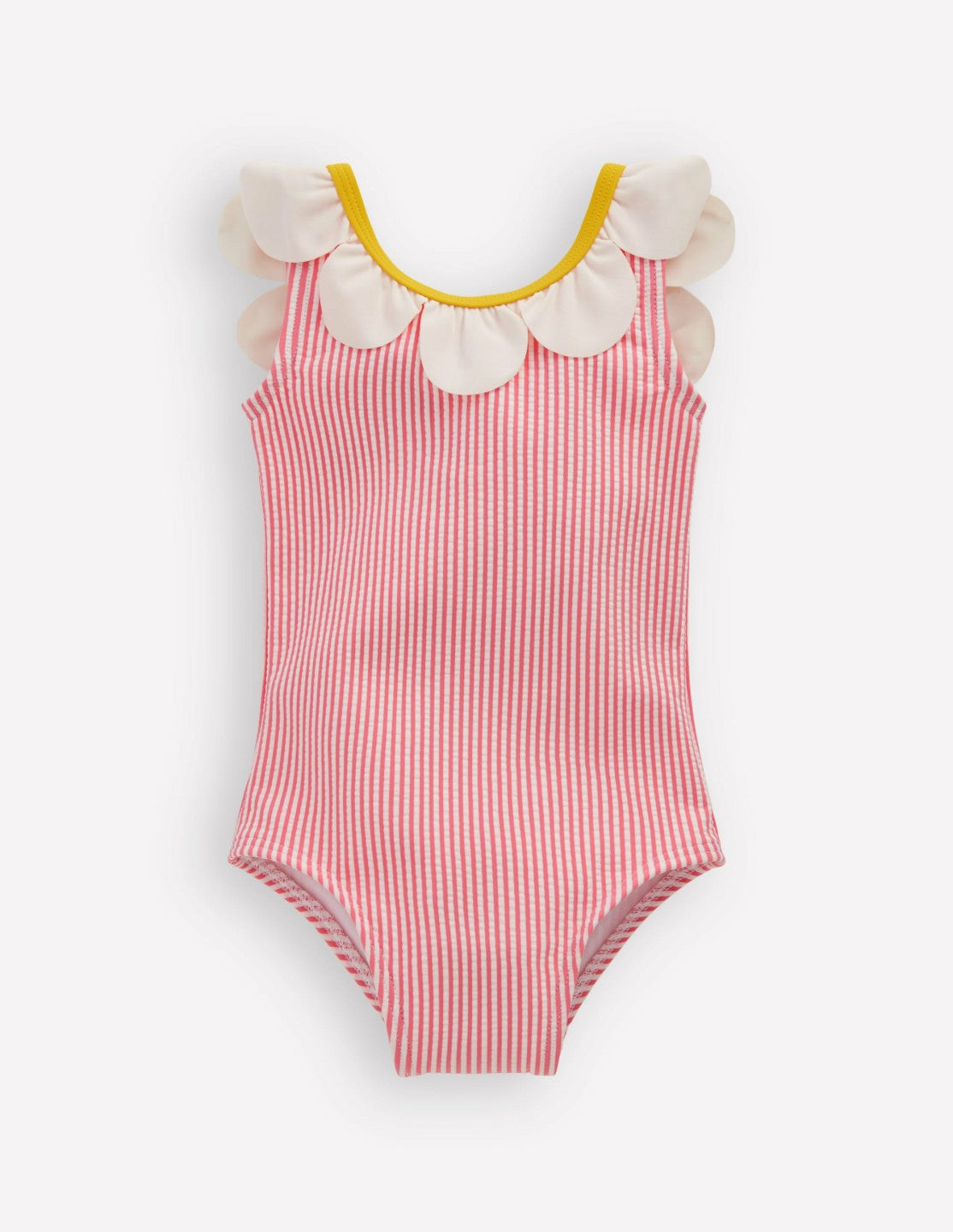 Novelty Swimsuit-Salmon Pink Flower / Boden